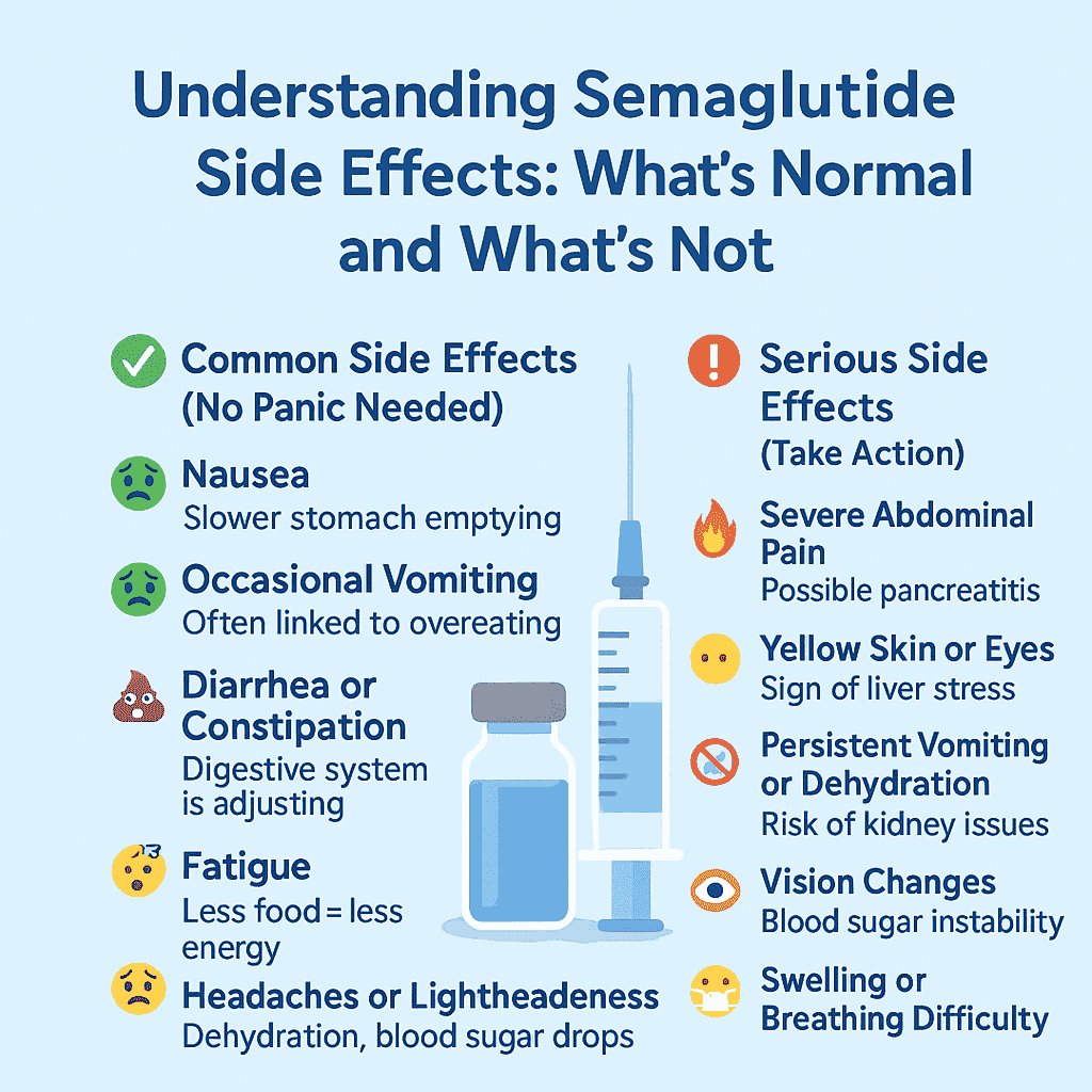 Semaglutide Side Effects Graphic